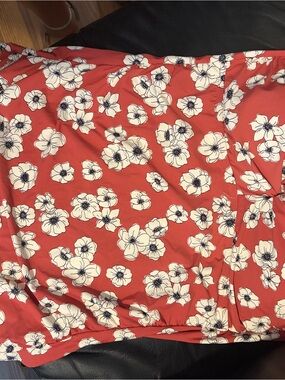 Anne Cole Red Floral Women’s Swim Cover-up